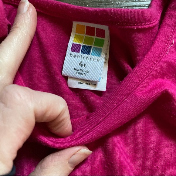 Pink Ruffled Girls Dress - Picture 4 of 10